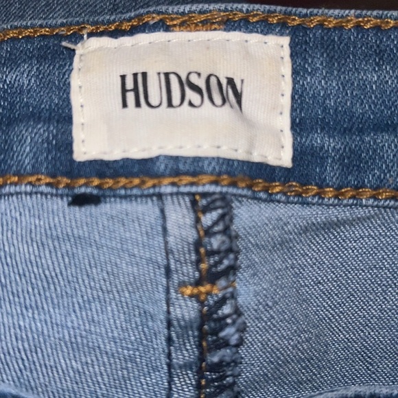Hudson Distressed Cropped Jeans Girls 14 - Picture 6 of 8